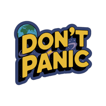 Hitchhiker's Guide to the Galaxy Stickers