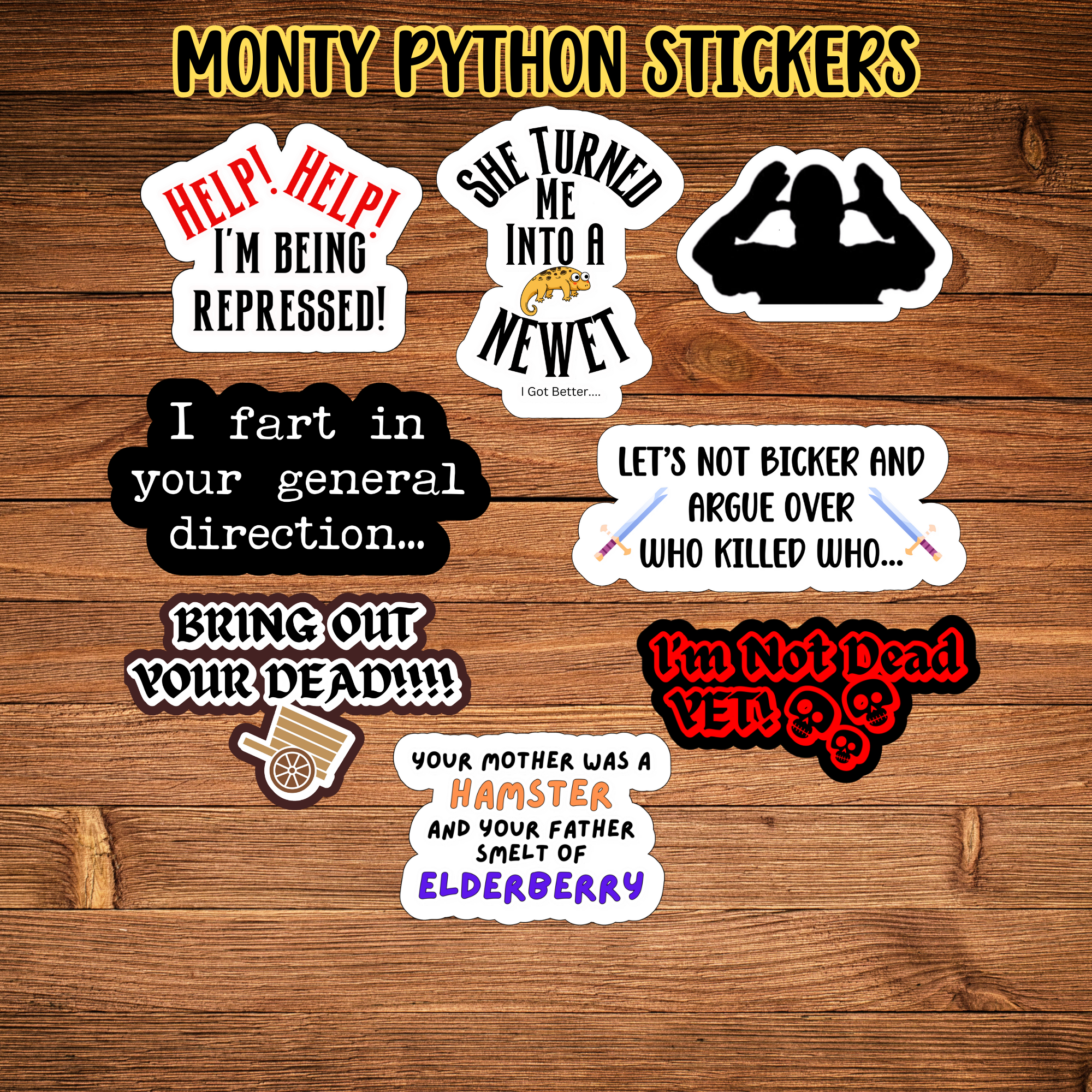 Monty Python Stickers