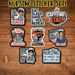 Funny Nursing Stickers