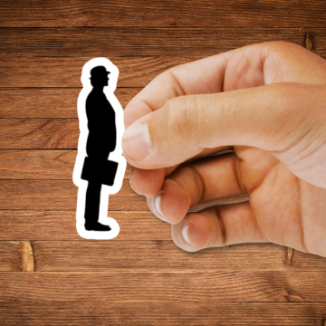 Monty Python Silly Walk Stickers