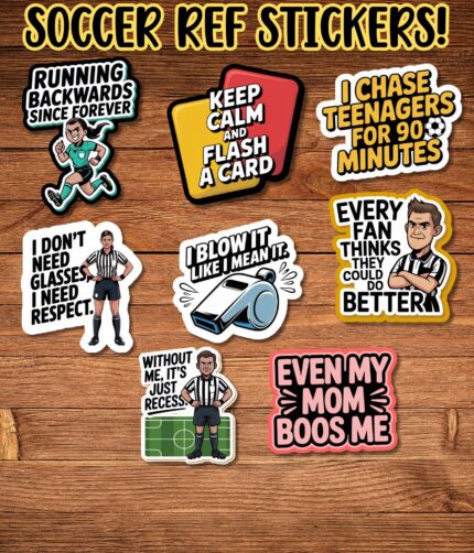 Soccer Referee Stickers